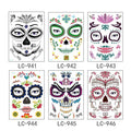 Halloween Waterproof Temporary Tattoo Sticker