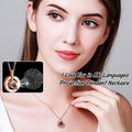 I Love You in 100 Languages Projection Pendant Necklace