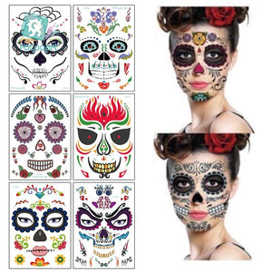 Halloween Waterproof Temporary Tattoo Sticker
