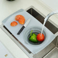 Kitchen multifunctional thick plastic chopping board