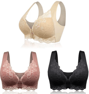 Front Closure Extra-Elastic Breathable Bra