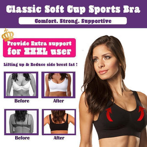 Classic Soft Cup Sports Bra (3 pcs)